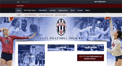 Desktop Screenshot of mytribevolleyball.com